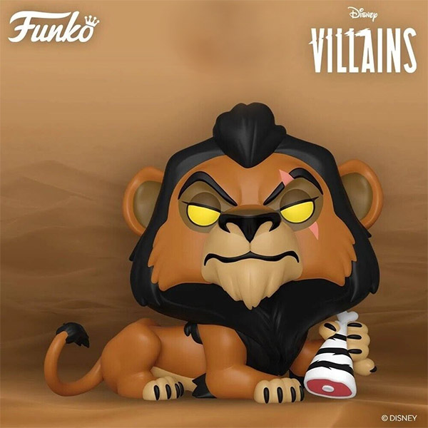 Funko POP #1144 Disney Villains Scar with Meat Figure